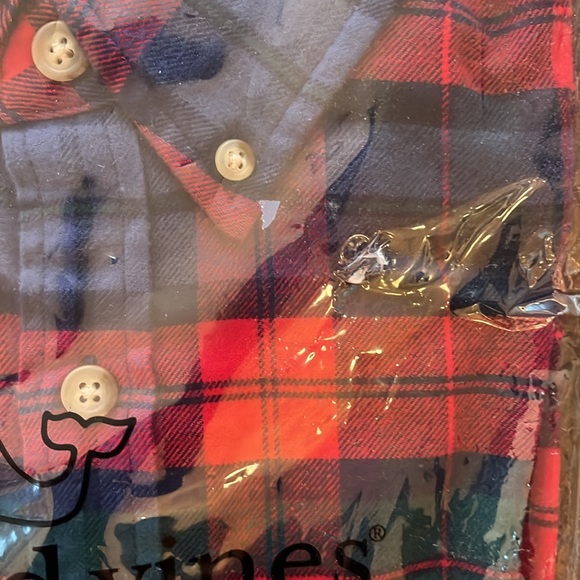 NWT Vineyard Vines Men’s Classic Flannel Tucker Shirt - Picture 3 of 3